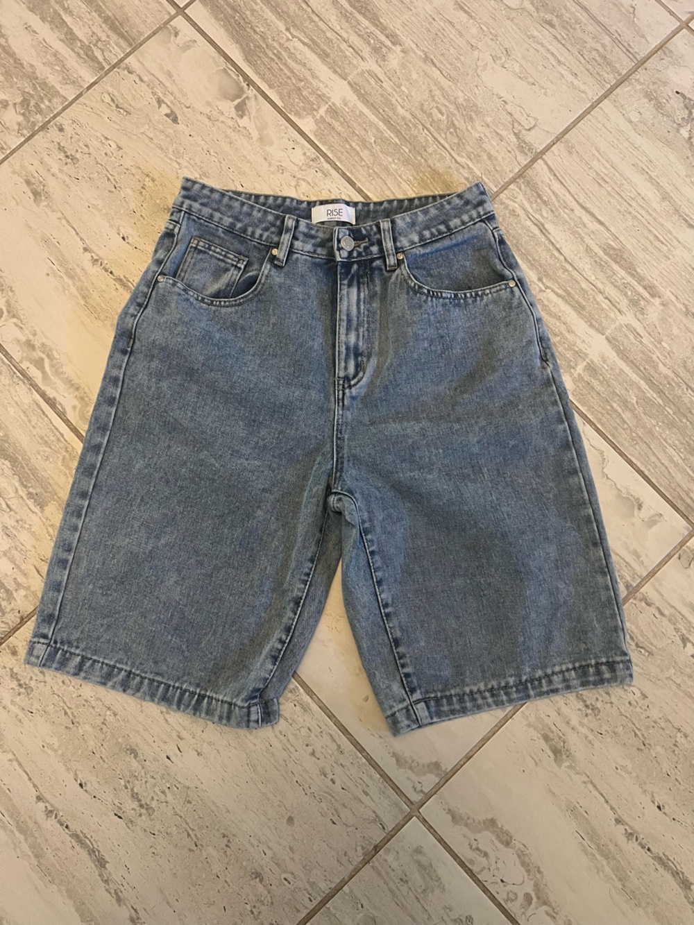 RISE Supply Co Light Wash Wide Leg Jeans Size 9